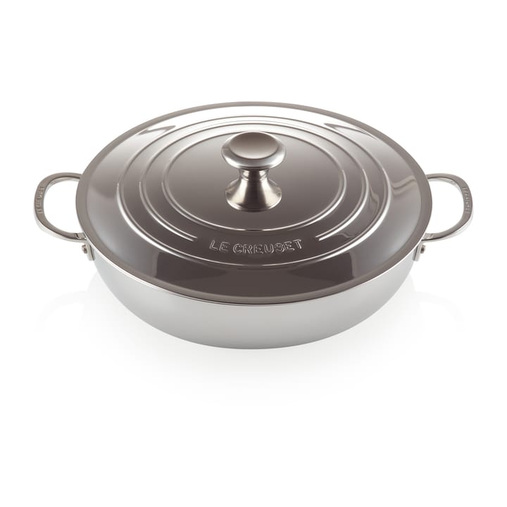 Signature 3-Ply låg gryta med lock - 4,8 l - Le Creuset