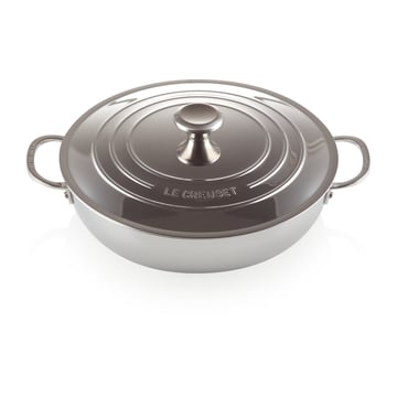 Le Creuset Signature 3-Ply låg gryta med lock 4,8 l