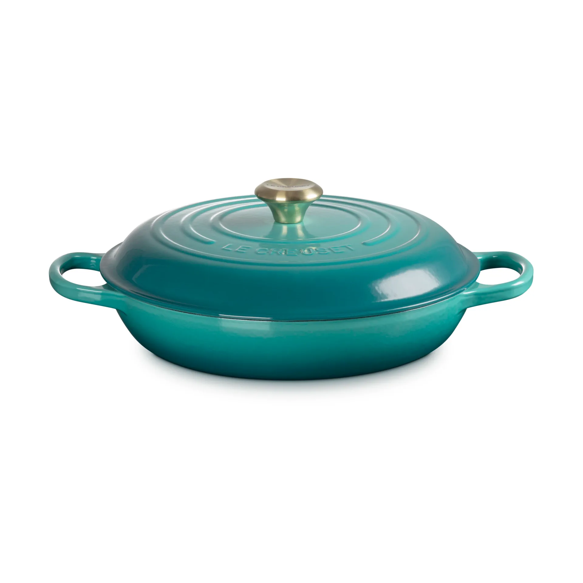 Le Creuset Signature buff&eacute;tgryta 3,5 l Bleu Riviera