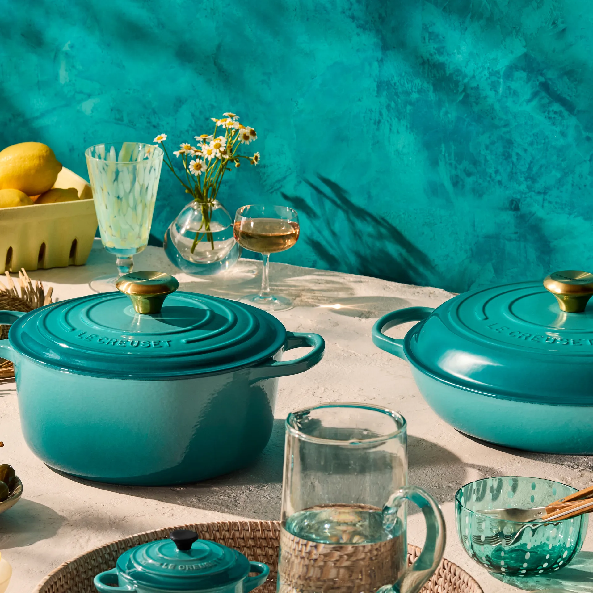 Signature buffétgryta 3,5 l, Bleu Riviera Le Creuset