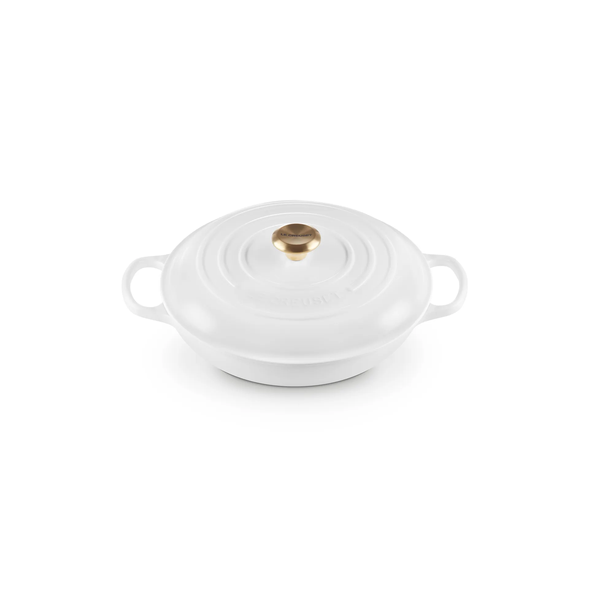 Le Creuset Signature buff&eacute;tgryta 3,5 l White