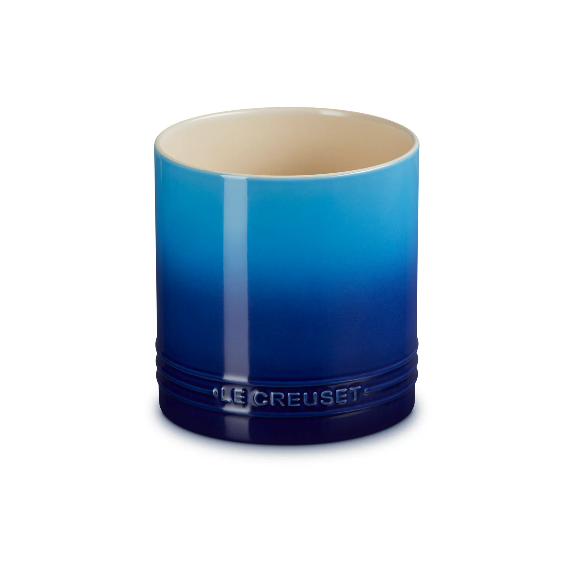 Signature stengods bestick- och redskapskrus 1.1 L, Azure Le Creuset
