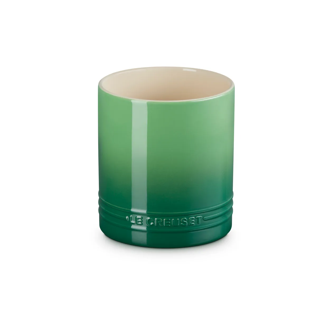 Le Creuset Signature stengods bestick- och redskapskrus 1.1 L Bamboo Green