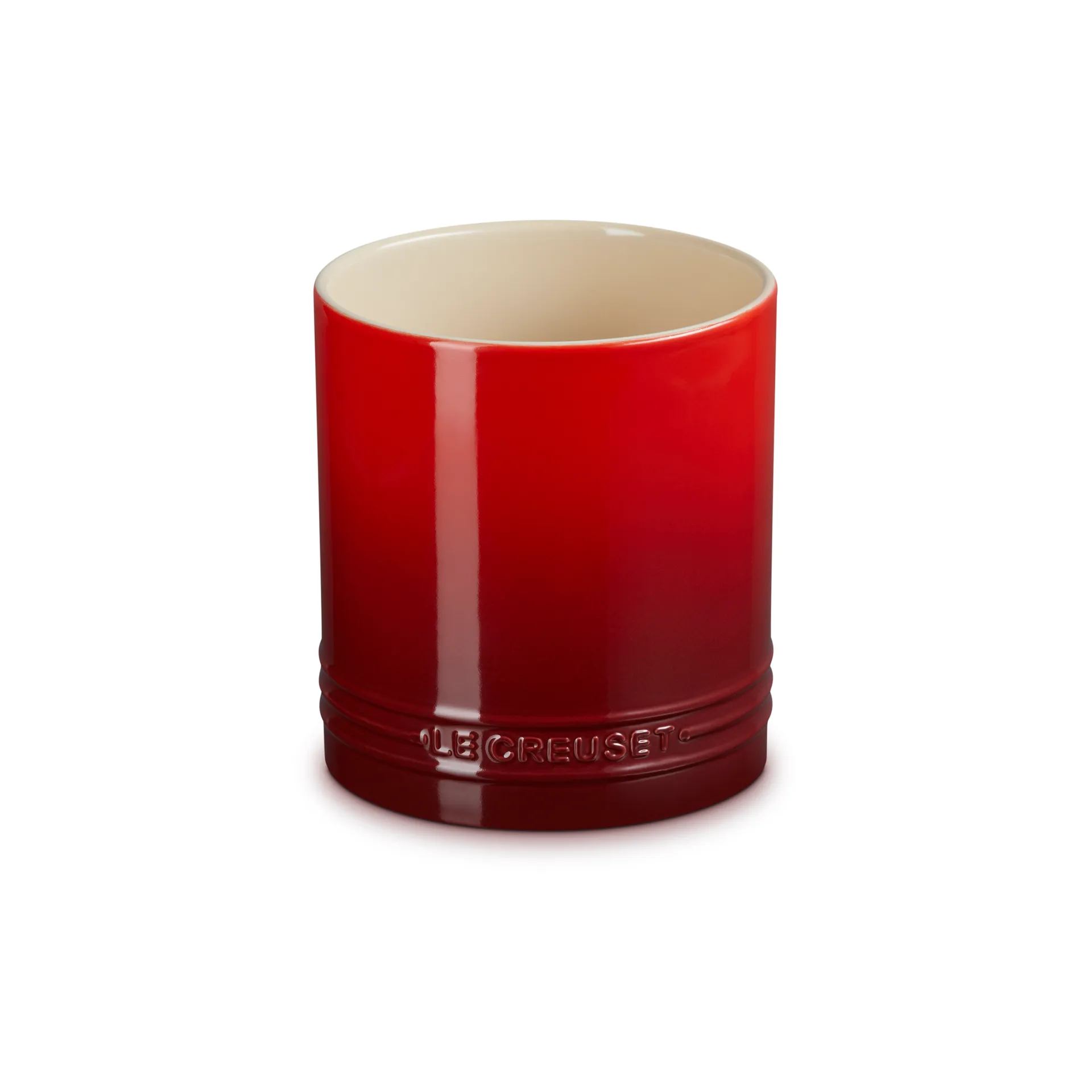 Signature stengods bestick- och redskapskrus 1.1 L, Cerise Le Creuset
