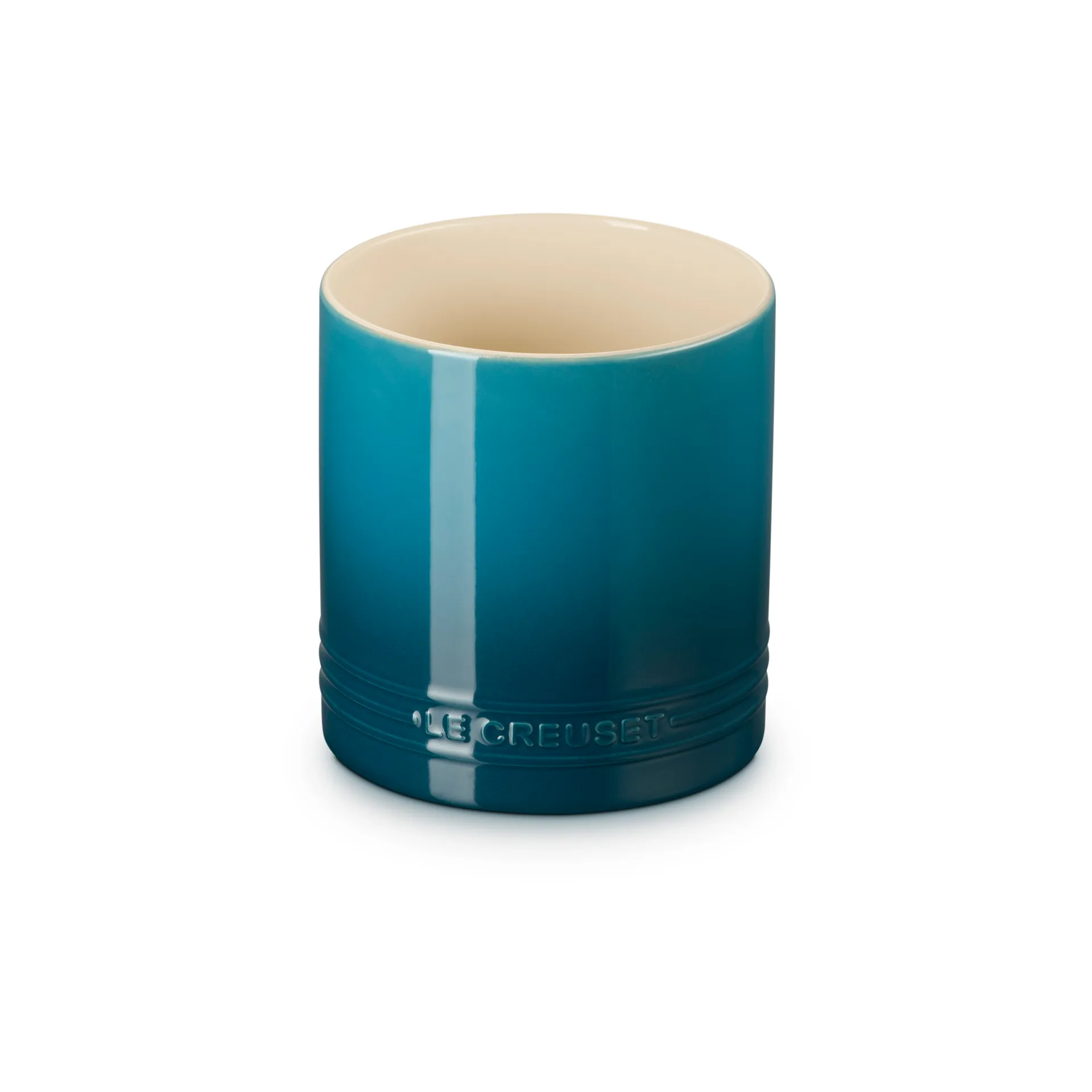 Signature stengods bestick- och redskapskrus 1.1 L, Deep Teal Le Creuset