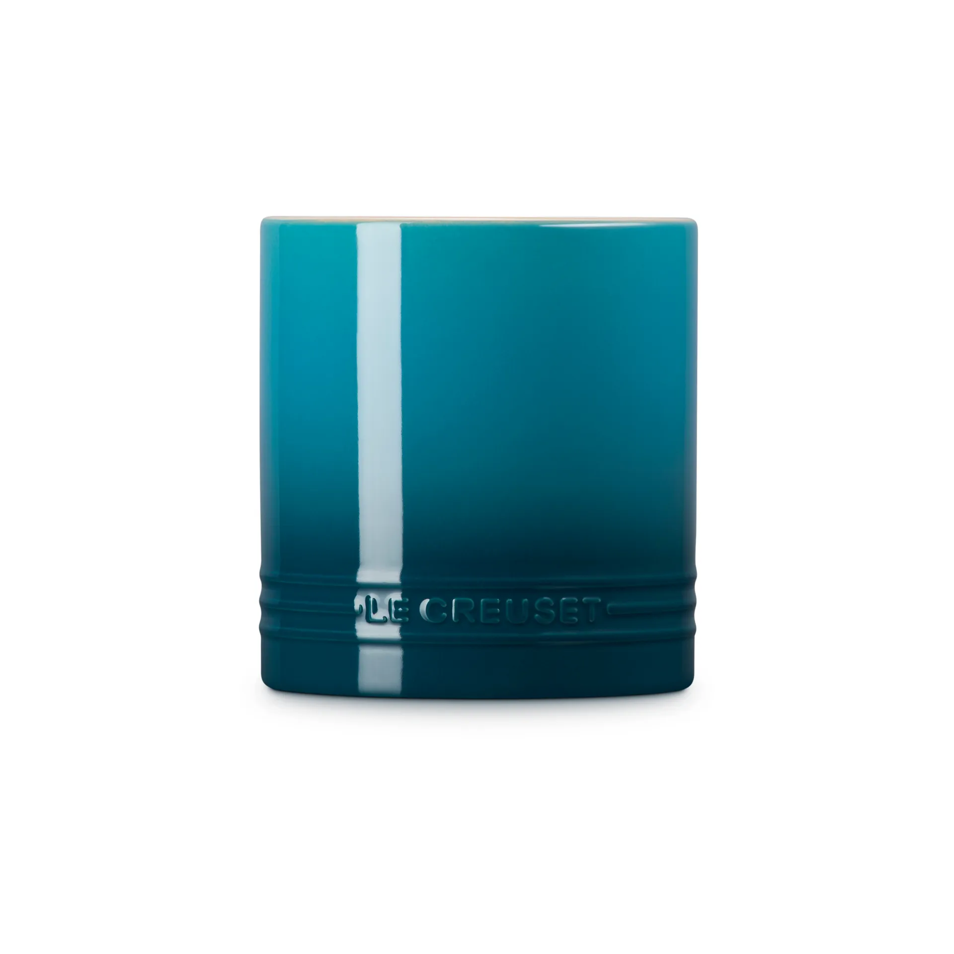 Signature stengods bestick- och redskapskrus 1.1 L, Deep Teal Le Creuset