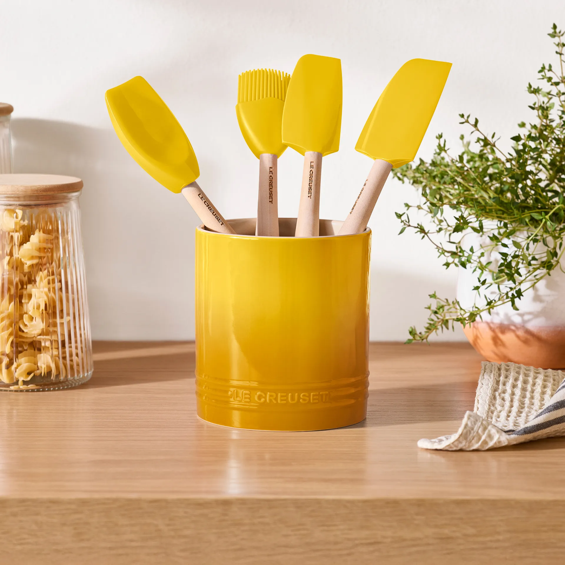Signature stengods bestick- och redskapskrus 1.1 L, Nectar Le Creuset