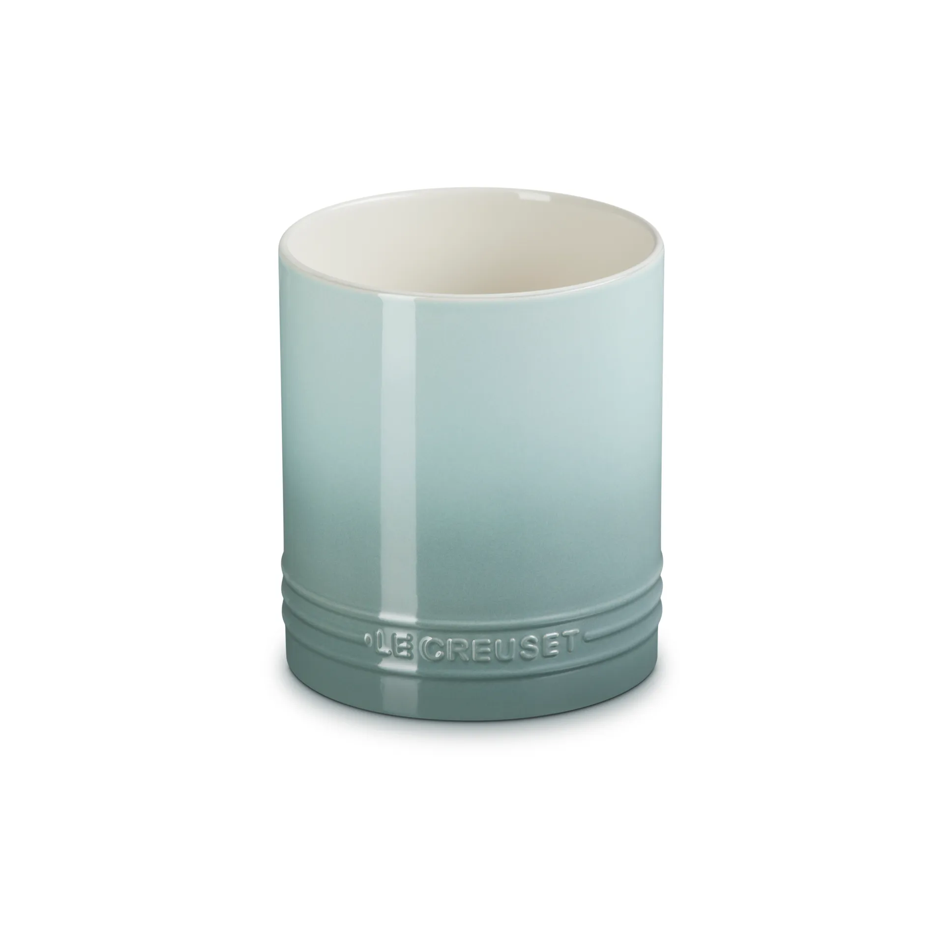 Signature stengods bestick- och redskapskrus 1.1 L, Sea Salt Le Creuset
