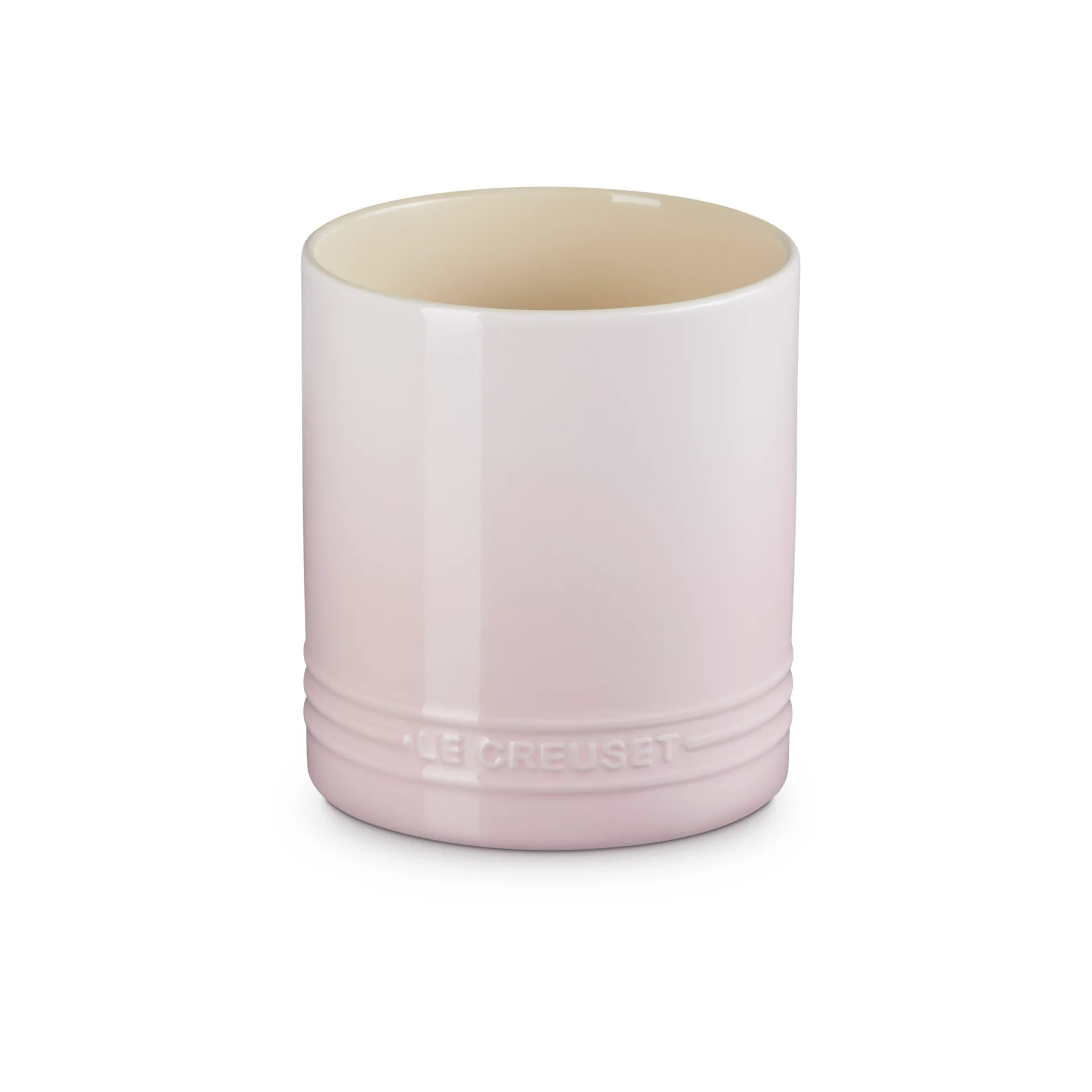 Signature stengods bestick- och redskapskrus 1.1 L, Shell Pink Le Creuset