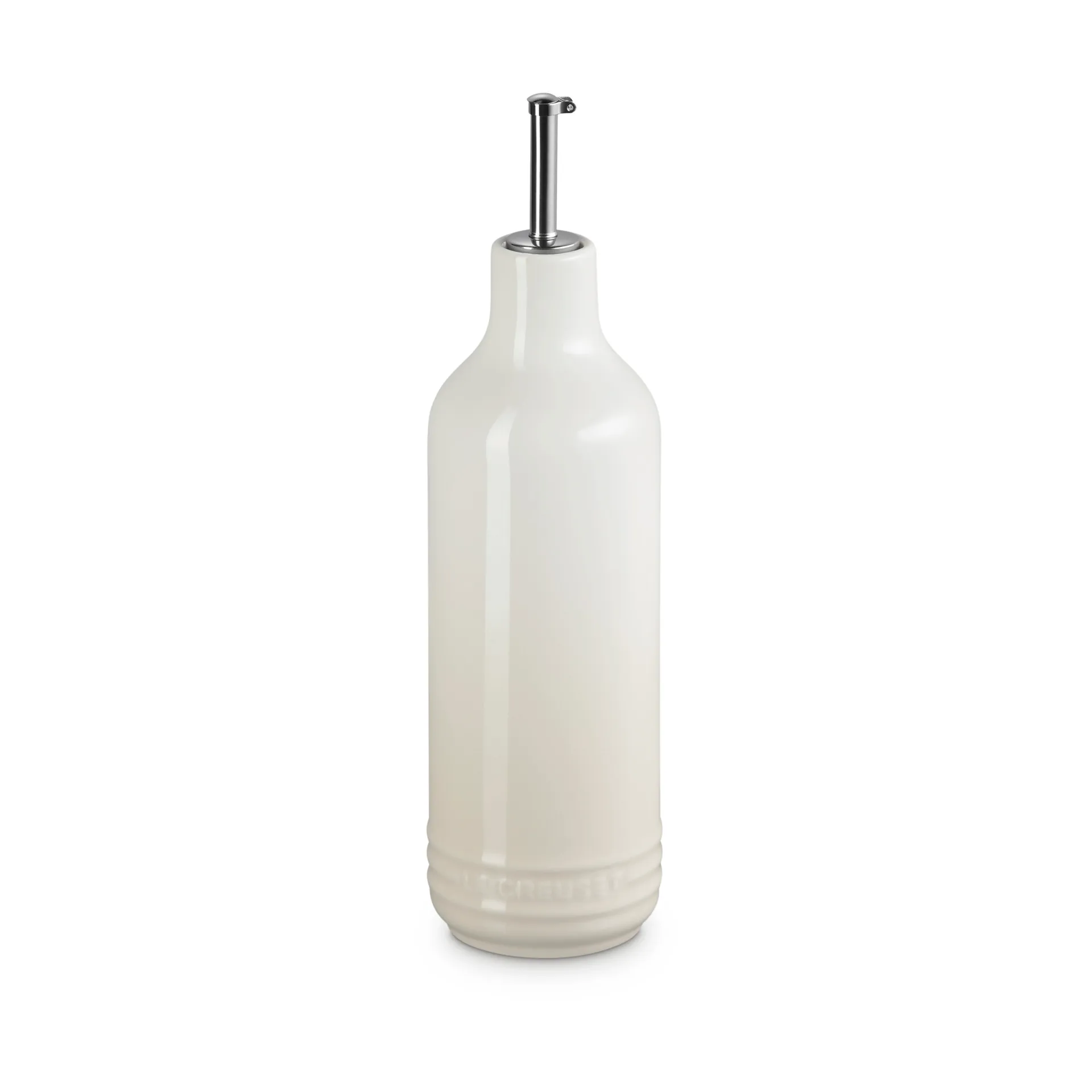 Signature stengods oljeflaska 0,6 L, Meringue Le Creuset