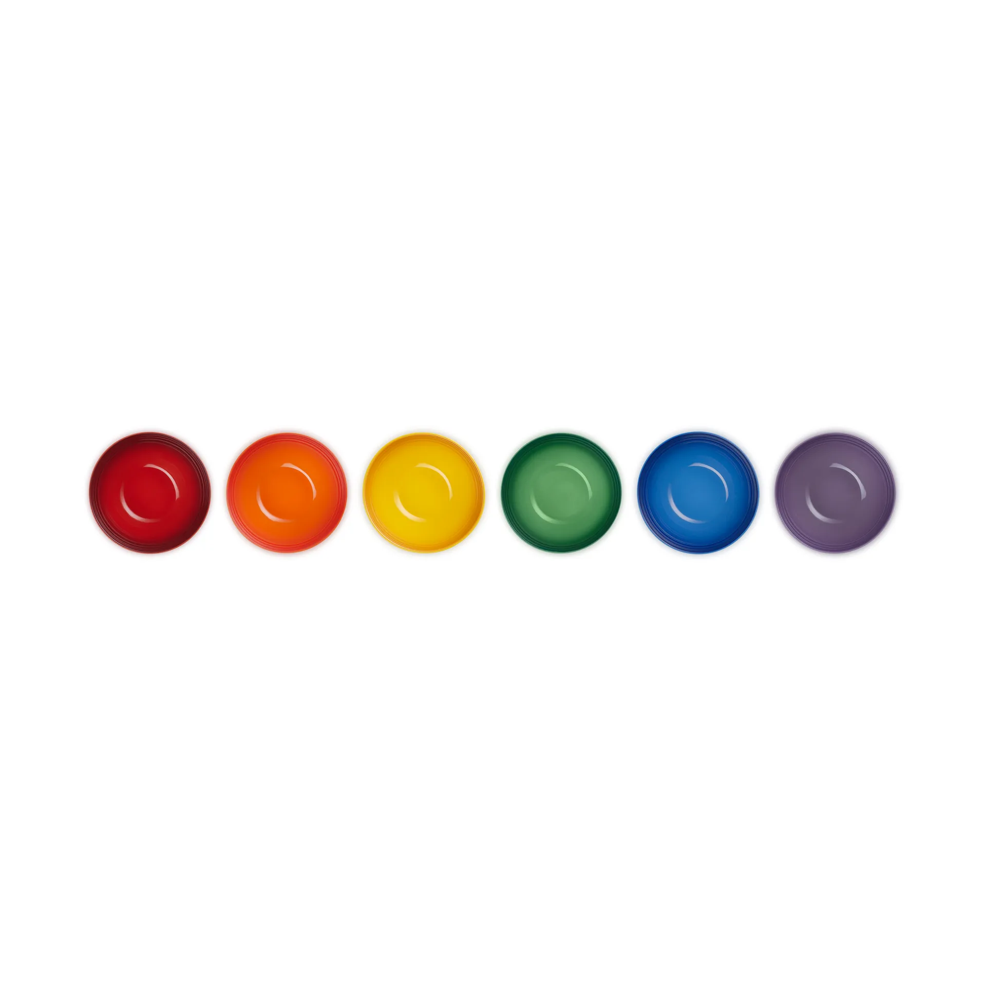 Signature stengods snacksskål 6-delar, Rainbow Le Creuset