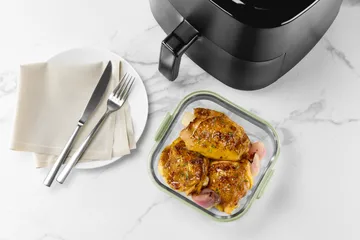 Lékué Air fryer fyrkantig glasform - Transparent - Lékué