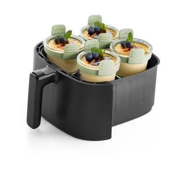 Lékué Air fryer glaskopp mini 4-pack - Transparent - Lékué