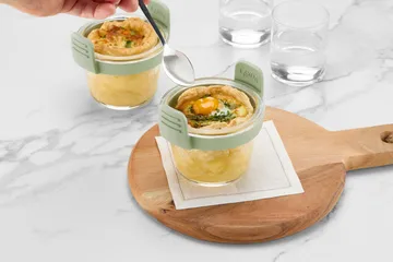 Lékué Air fryer glaskopp mini 4-pack - Transparent - Lékué