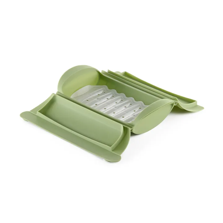 Lékué ångkokare - Grön, med bricka, 2-pack - Lékué