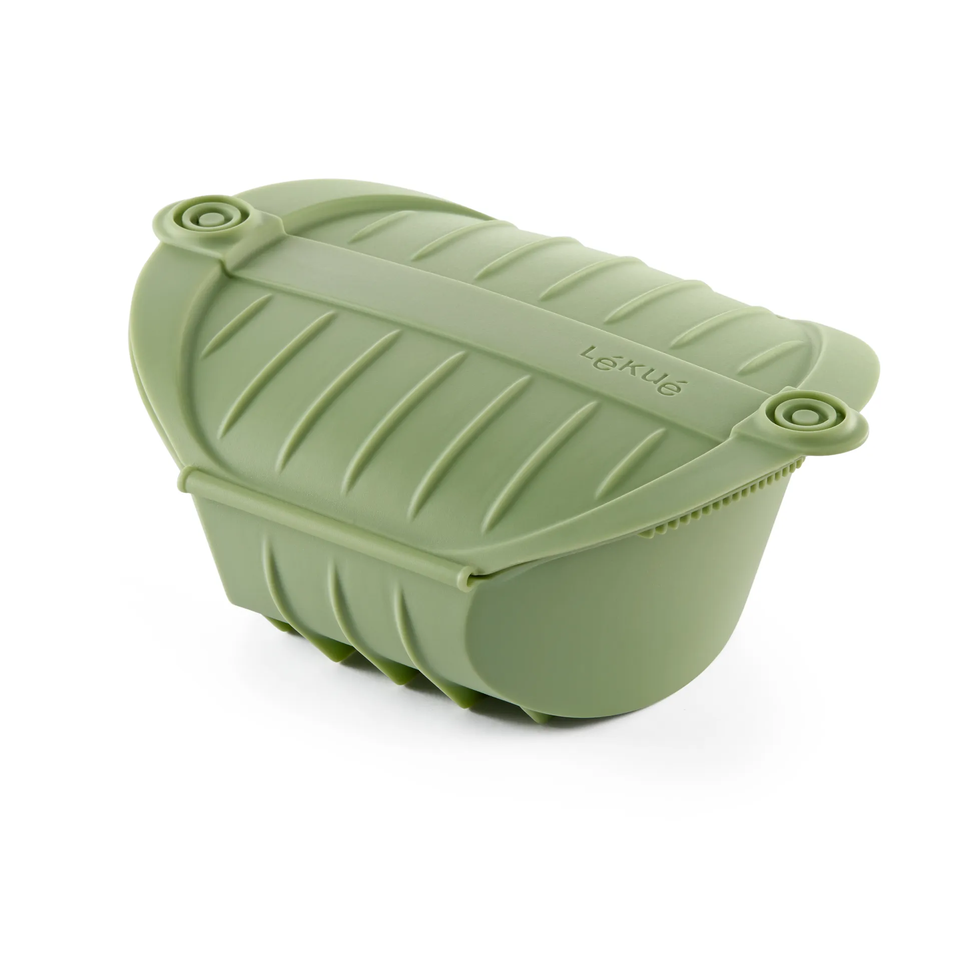 Lékué ångkokare, Grön, stor, 2-pack Lékué