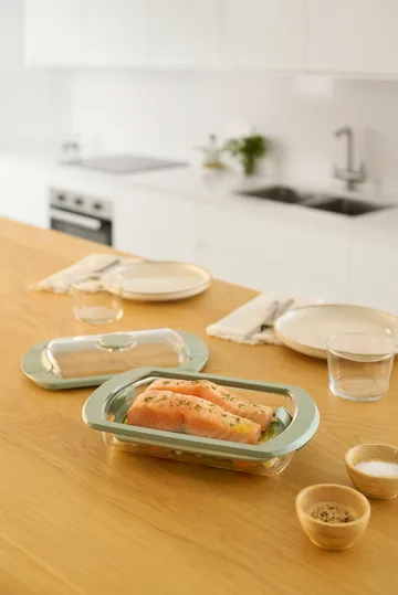 Lékué ångkokare - Transparent, glas, 2-pack - Lékué