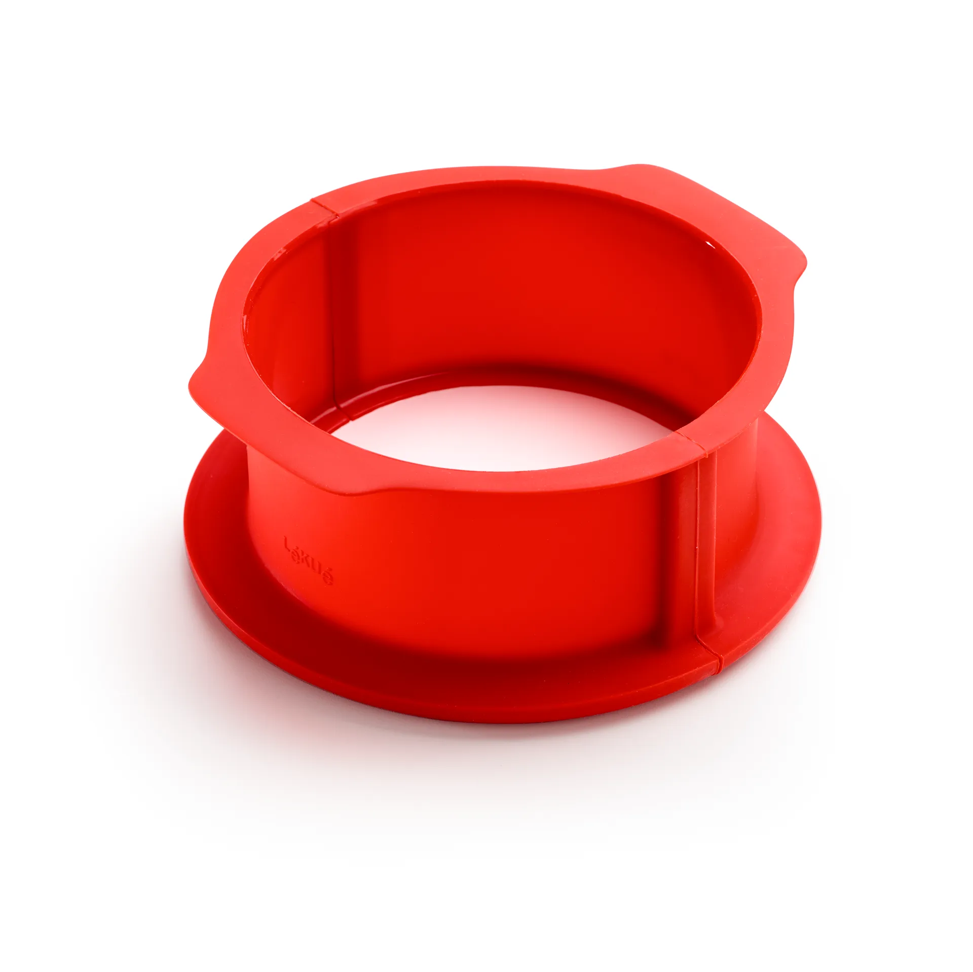 Lékué charlotte springform med tallrik 18 cm, Röd Lékué