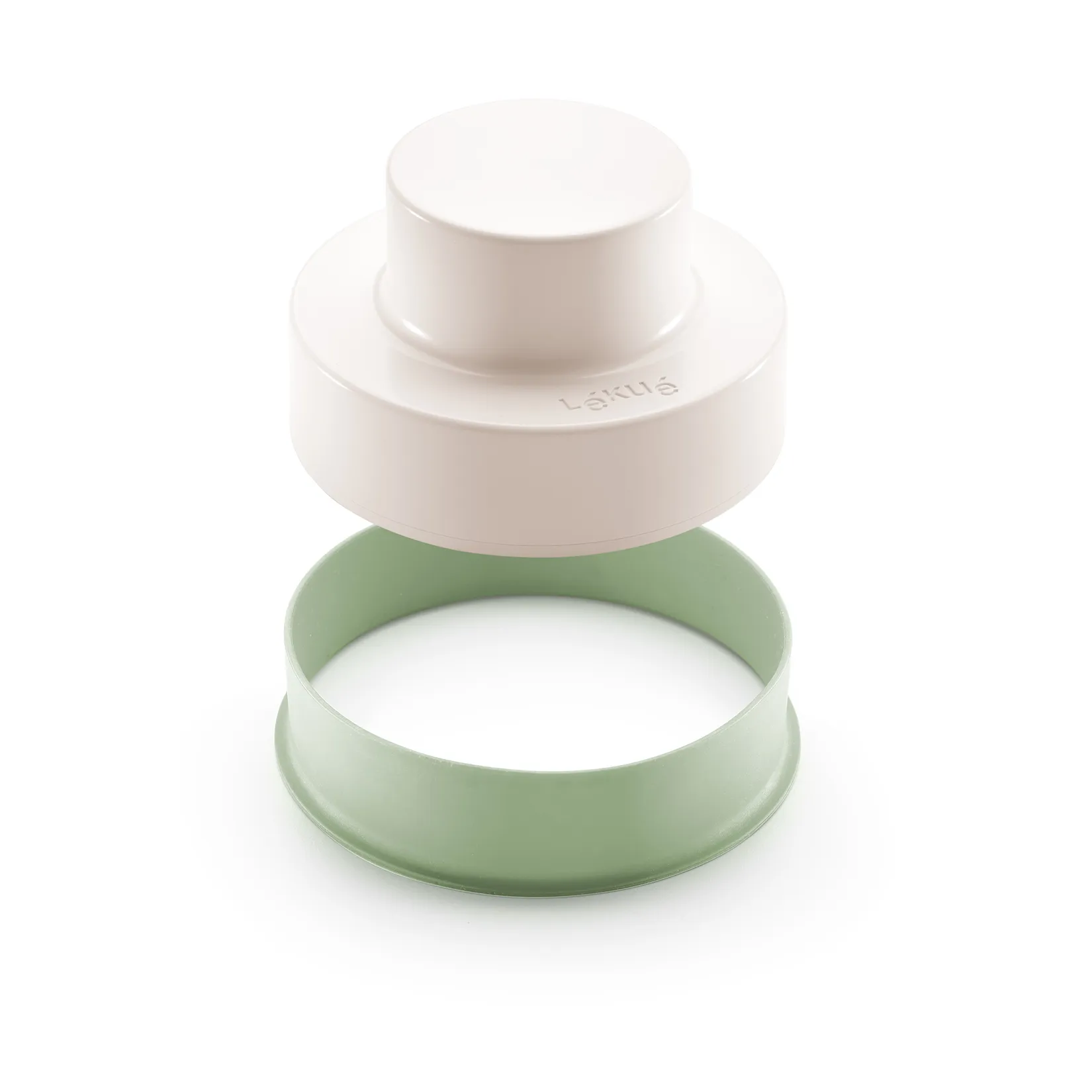 Lékué form grönsaksburgare 2 delar, Grön Lékué