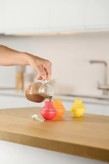 Lékué isglassformar 4 delar - Mixad, lollipop - Lékué