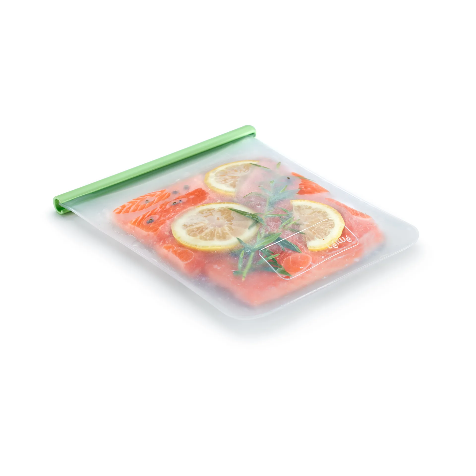 Lékué platt återanvändbar påse grön, L Lékué