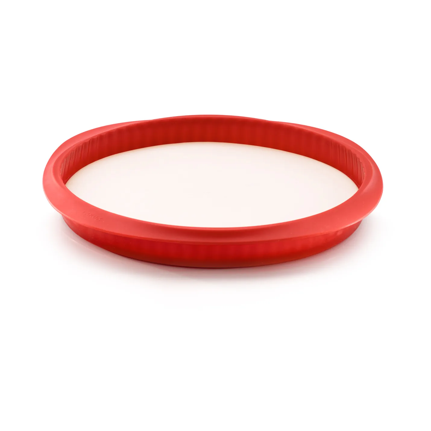 Lékué quiche pajform med tallrik 28 cm, Röd Lékué