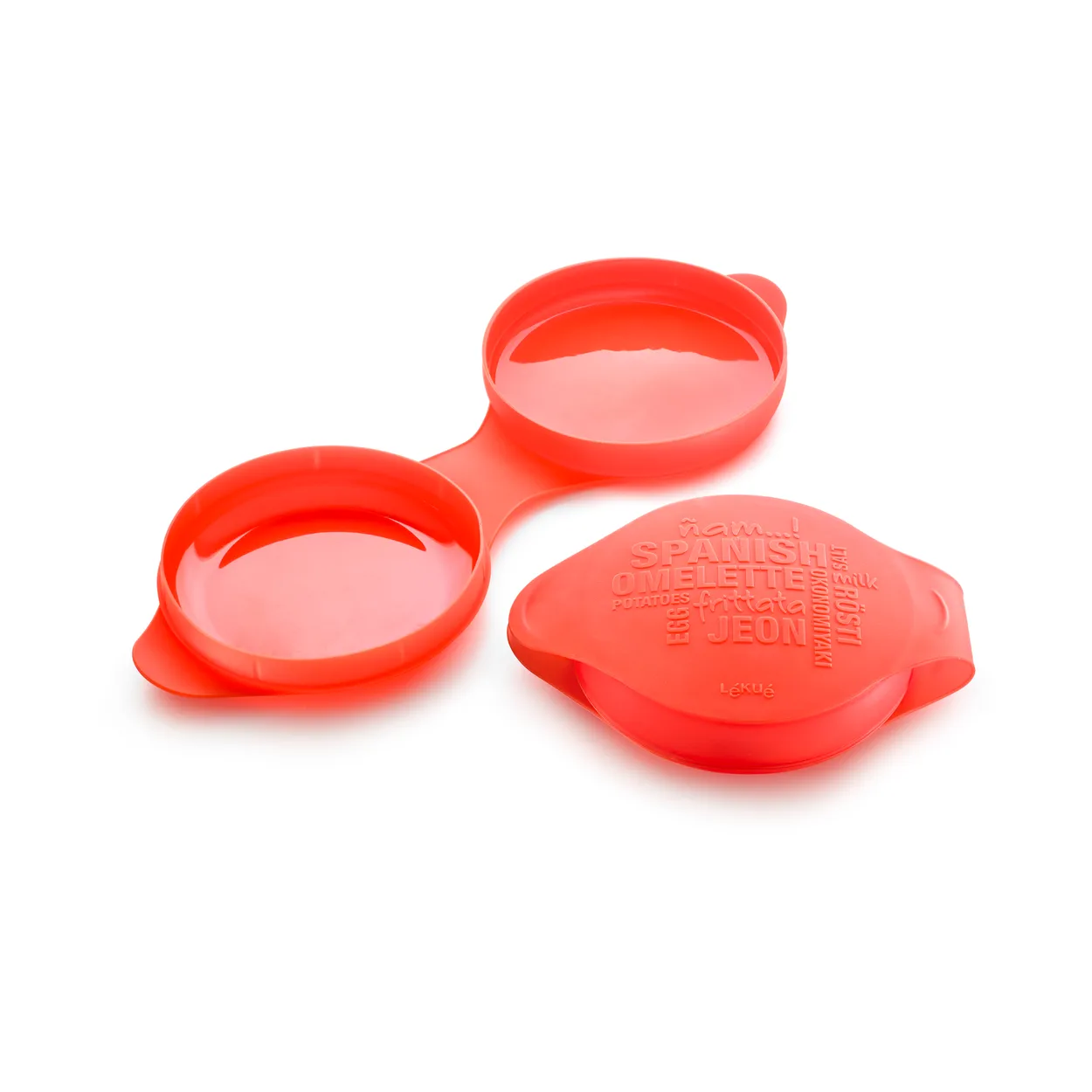 Alternativ bild 0 för Lékué Lékué spansk omelettform mikro Röd