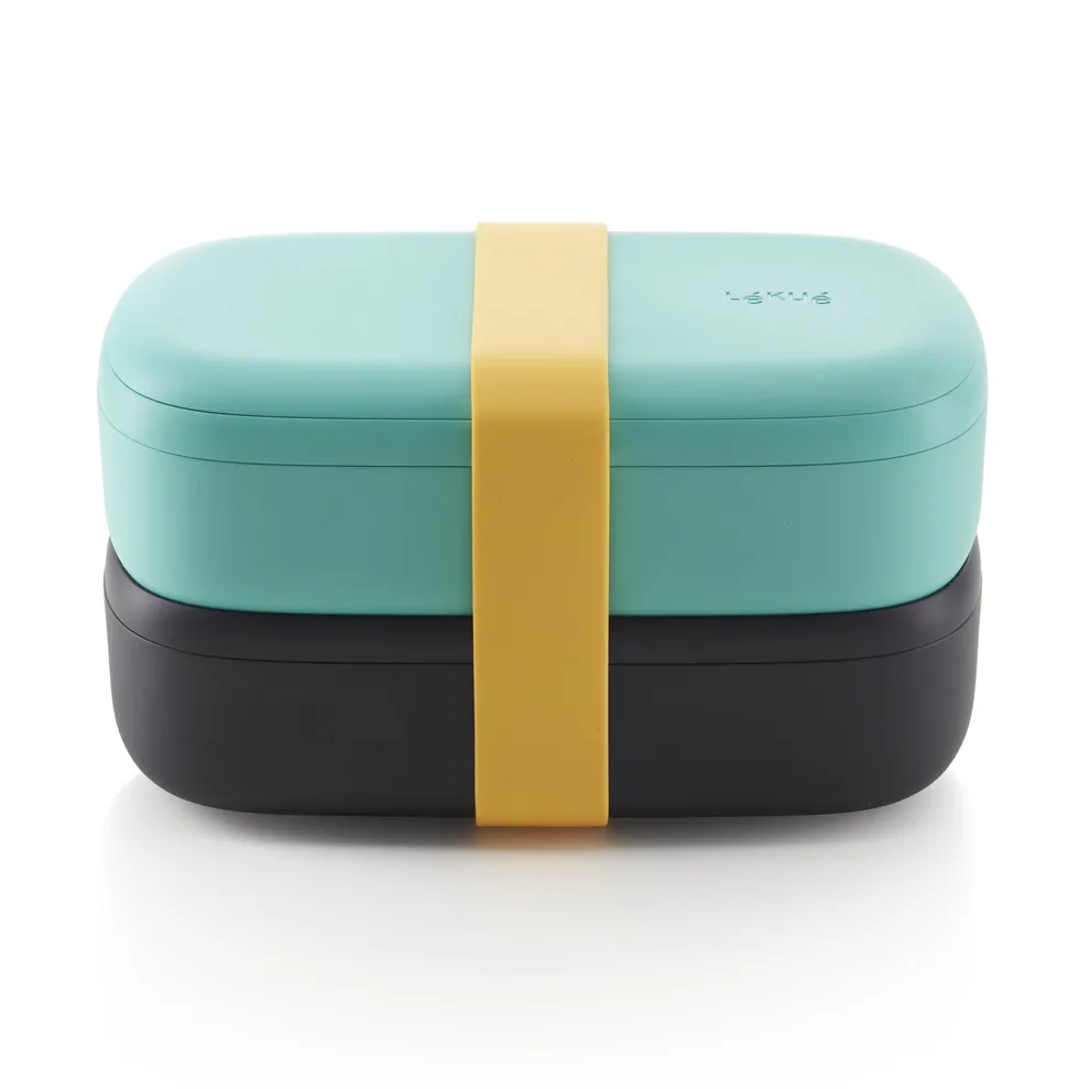 Lékué To Go matlåda 2 delar, Grön Lékué