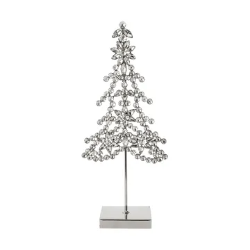 Ada tree dekorationsdetalj - Silverfärgad, 14x8x32 cm - Lene Bjerre