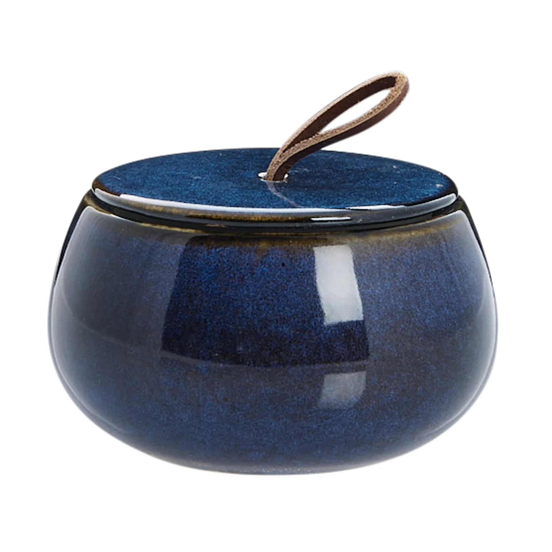 Amera förvaringsburk med lock blue, Ø11,5 cm Lene Bjerre