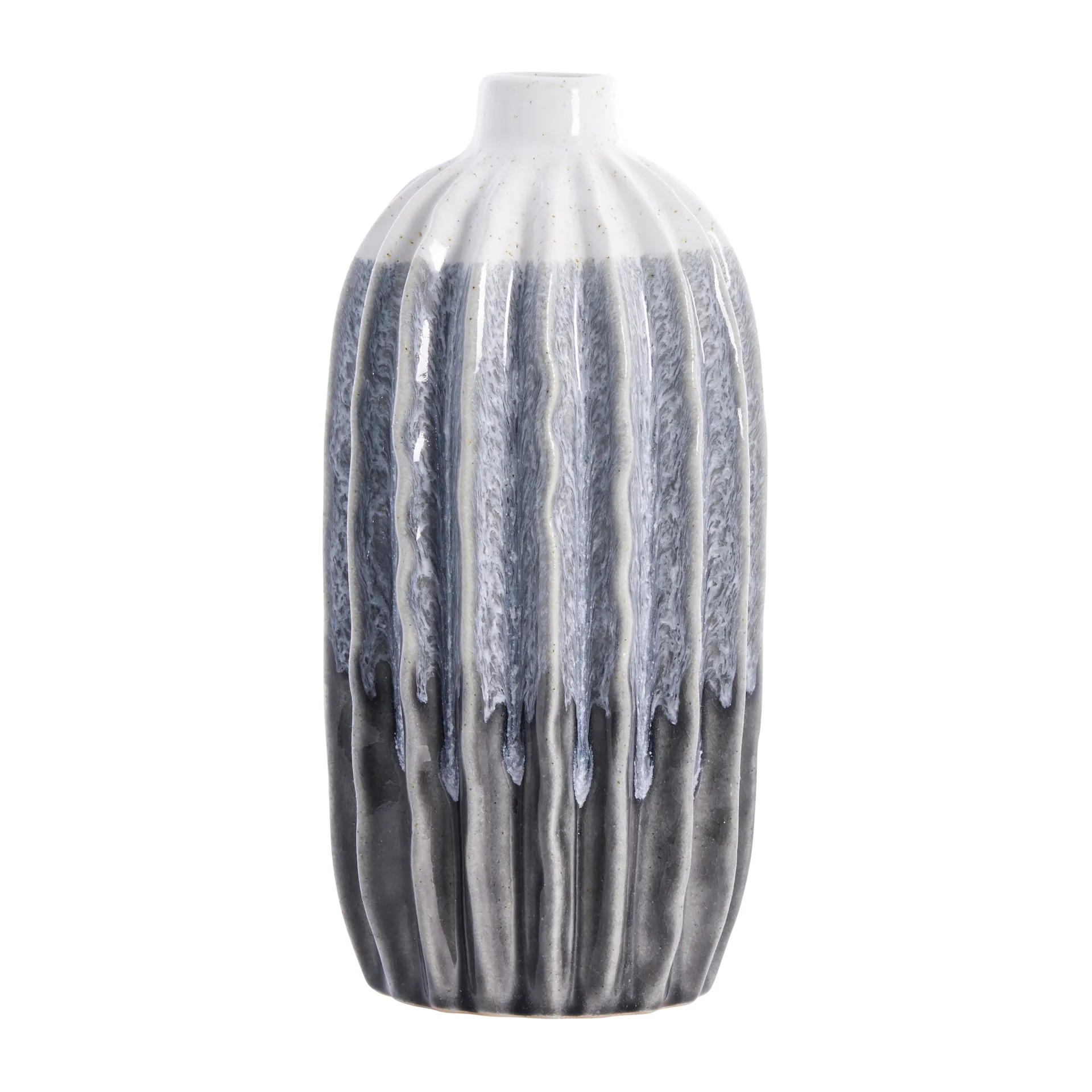 Aysia vas 13,5 cm, White-blue Lene Bjerre