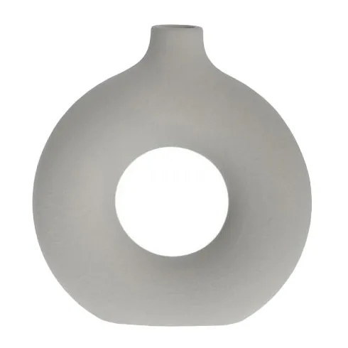 Catia vas 23,5 cm, Silvergrå Lene Bjerre