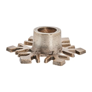 Läs mer om Lene Bjerre Caville ljusstake snöflinga 9,5 cm light gold