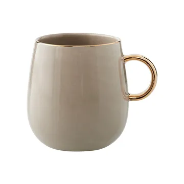 Clara mugg med öra 27 cl - Driftwood-light gold - Lene Bjerre