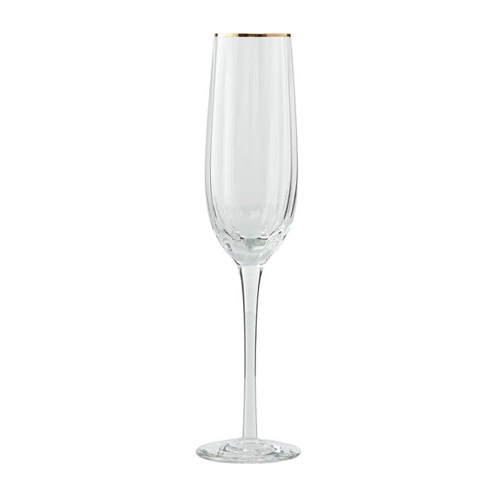 Claudine champagneglas 23,5 cl, Clear-light gold Lene Bjerre