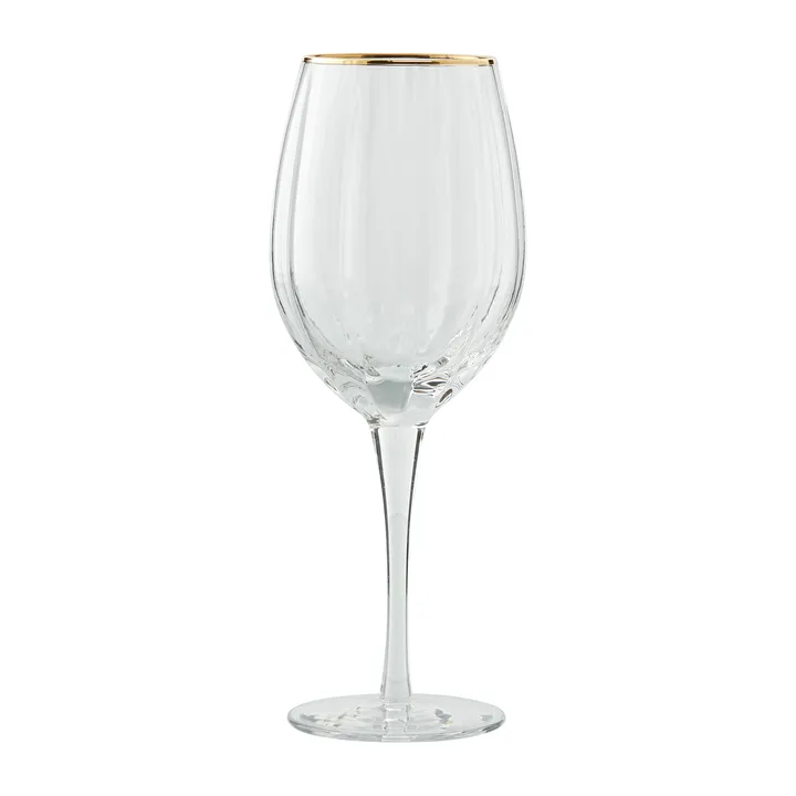 Claudine vitvinsglas 45,5 cl, Clear-light gold Lene Bjerre