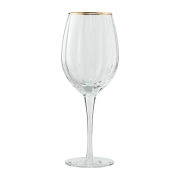 Lene Bjerre Claudine vitvinsglas 45,5 cl Clear-light gold