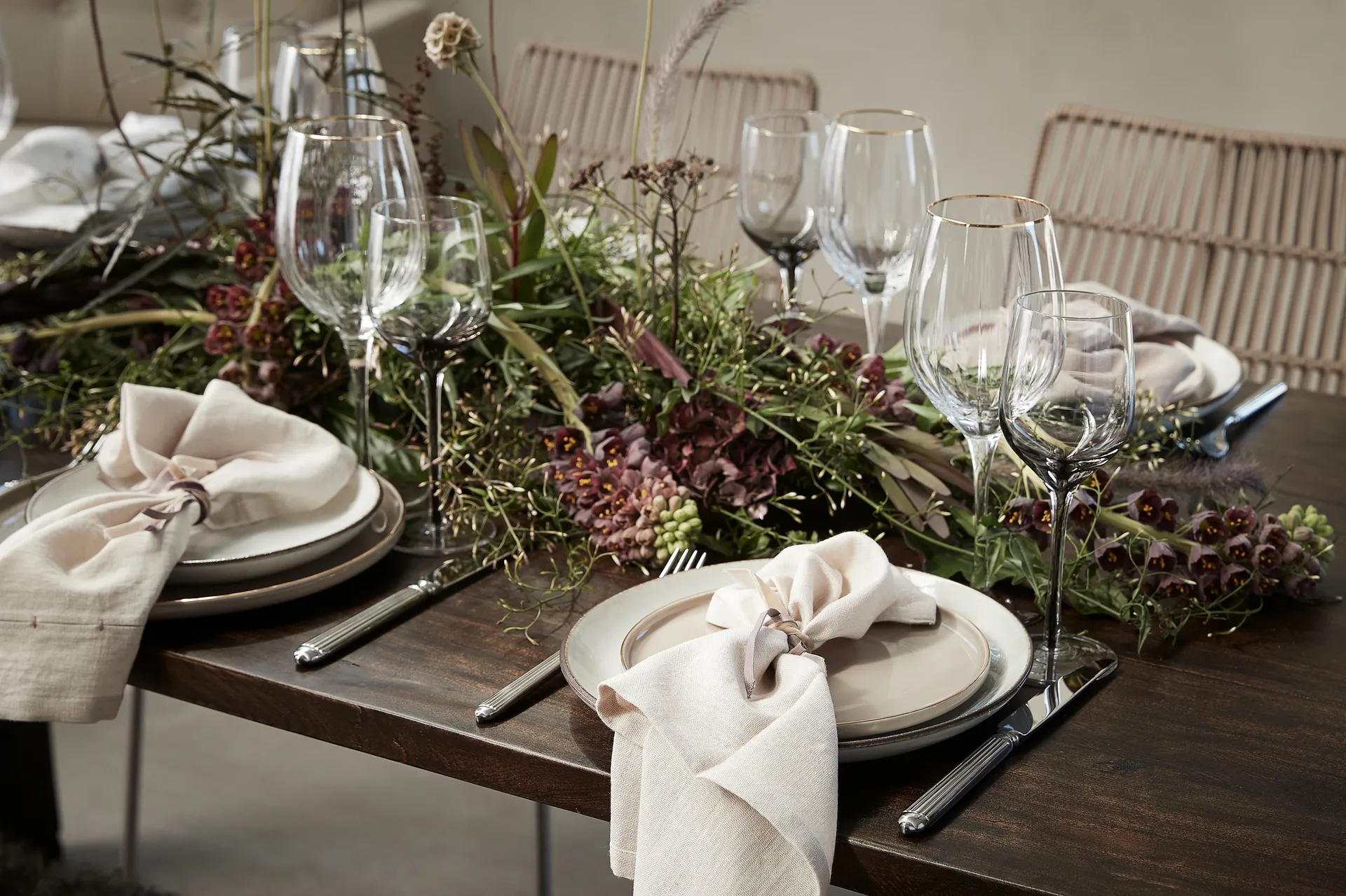 Claudine vitvinsglas 45,5 cl, Clear-light gold Lene Bjerre