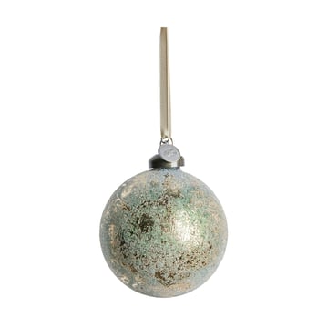 Läs mer om Lene Bjerre Clearena julkula Ø8 cm Dusty green-gold