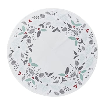 Läs mer om Lene Bjerre Cristivia julgransmatta Ø110 cm white-multi