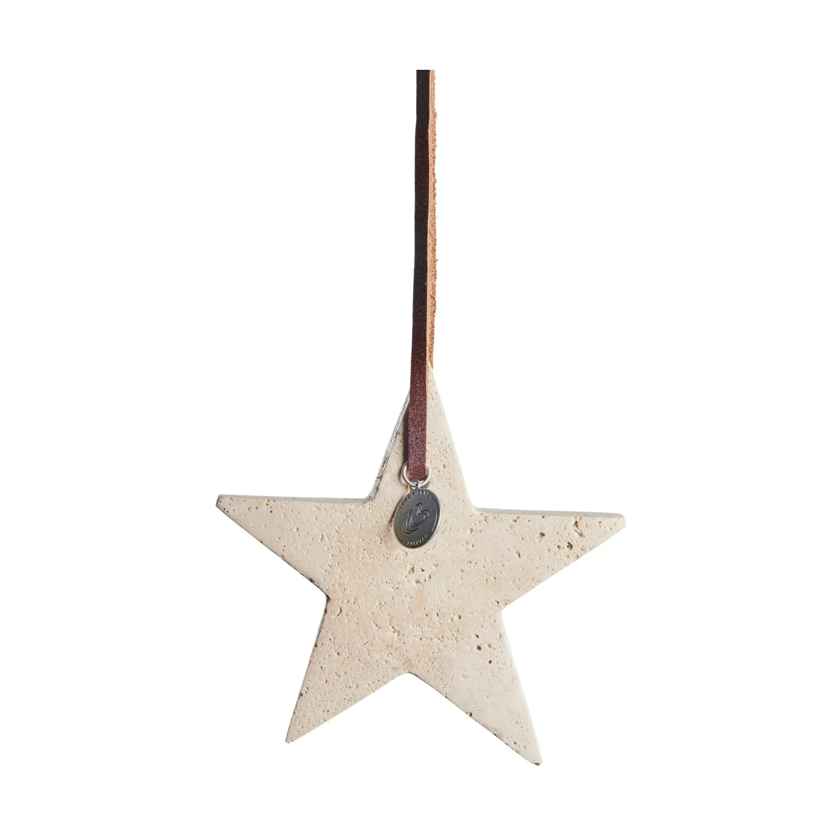 Elina julhänge stjärna 10 cm, Linen Lene Bjerre