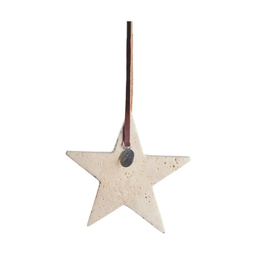 Läs mer om Lene Bjerre Elina julhänge stjärna 10 cm Linen