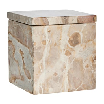 Lene Bjerre Ellia förvaringslåda marmor 12×12 cm Linen