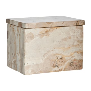 Lene Bjerre Ellia förvaringslåda marmor 16,5×11,5 cm Linen
