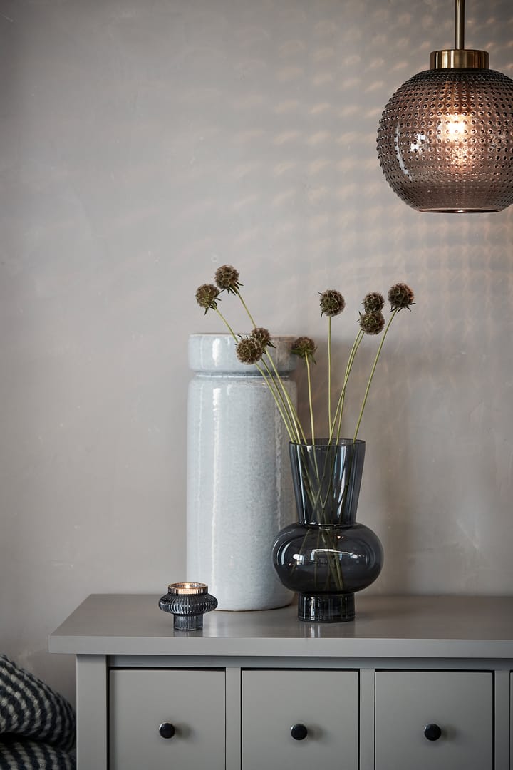 Hedria vas 24,5 cm, Dark grey Lene Bjerre