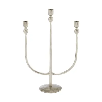 Imelia ljusstake - Silverfärgad, 16x7x24,5 cm - Lene Bjerre