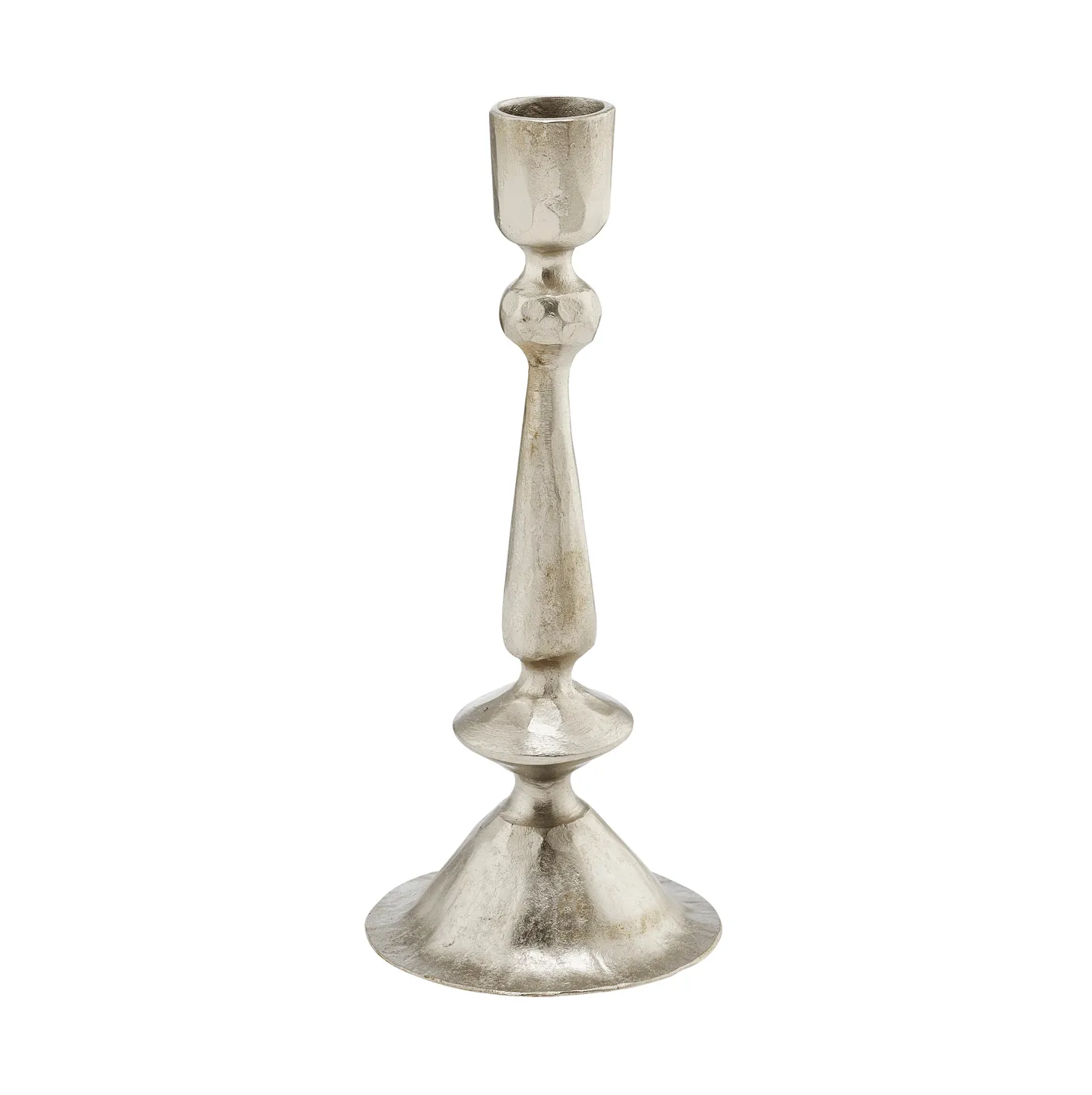 Lene Bjerre Inine ljusstake Silverfärgad, 8x8x20 cm