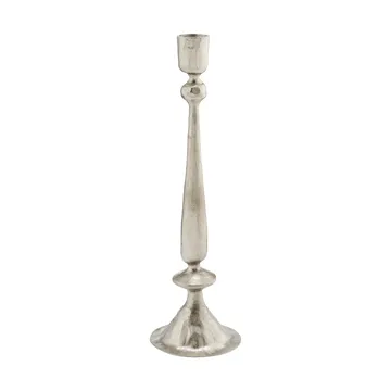 Inine ljusstake - Silverfärgad, 9x9x29 cm - Lene Bjerre