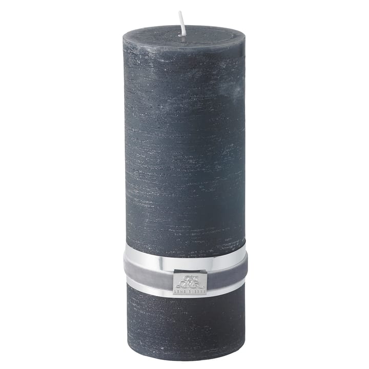 Lene Bjerre Rustic blockljus dark grey Ø7,5 cm - 20 cm - Lene Bjerre