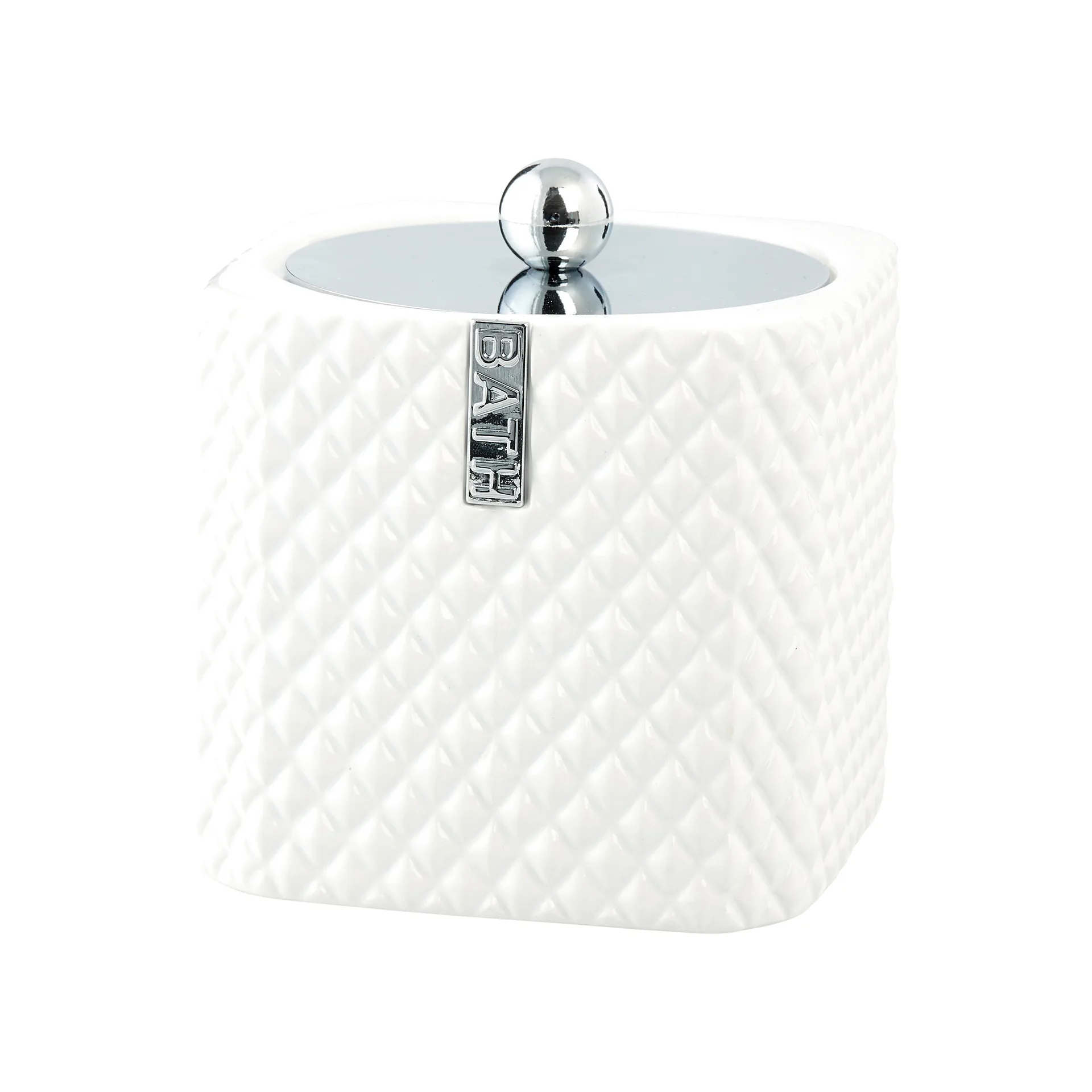 Marion burk 13,5 cm, White-silver Lene Bjerre